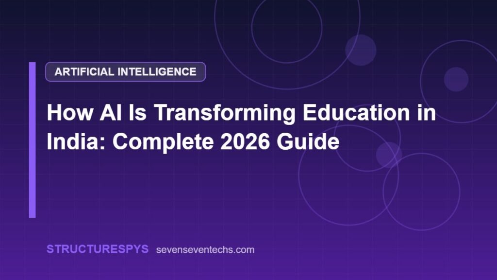 How AI Is Transforming Education in India: Complete 2026 Guide