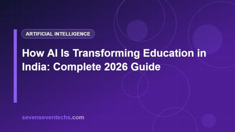 How AI Is Transforming Education in India: Complete 2026 Guide