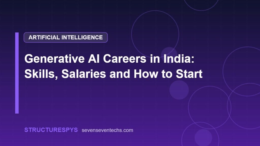 Generative AI Careers in India: Skills, Salaries and How to Start