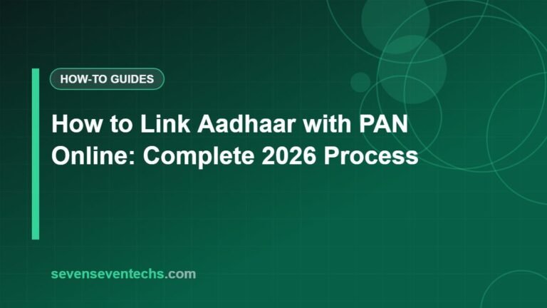 How to Link Aadhaar with PAN Online: Complete 2026 Process