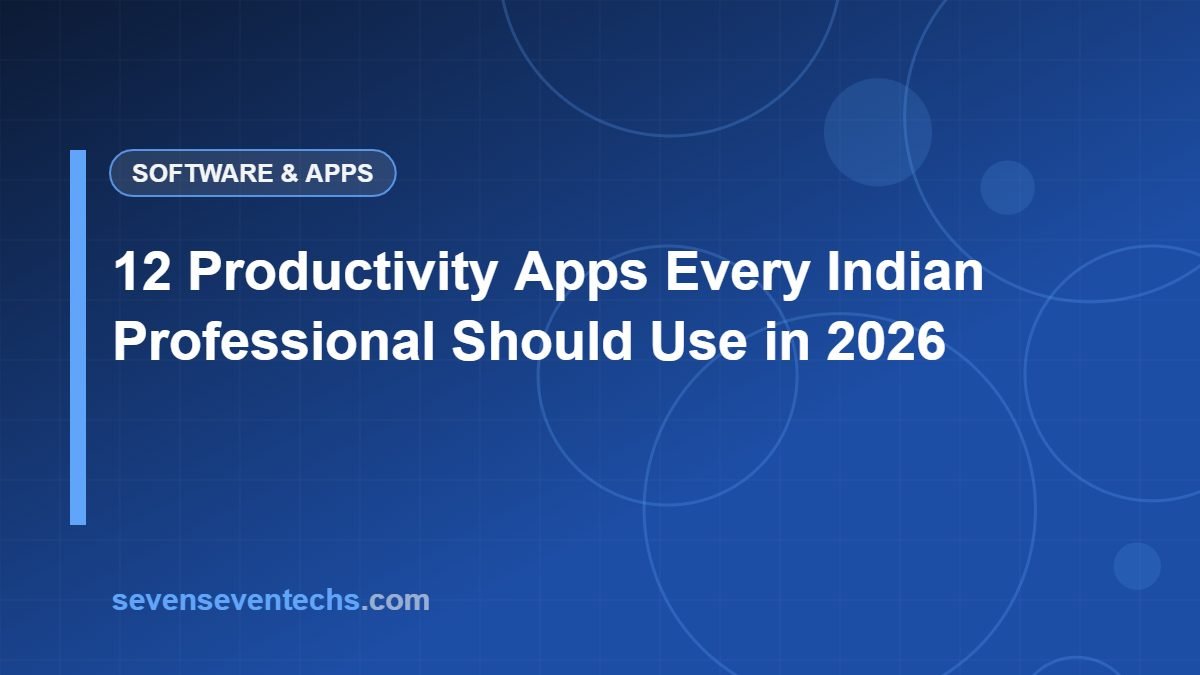 12 Productivity Apps Every Indian Professional Should Use in 2026